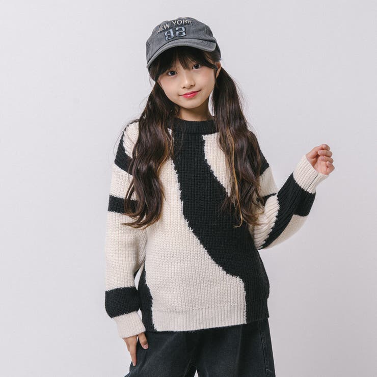 【軽量なのに暖かい"かるポカ"素材】ニュアンスカラーデザインニット | URBAN CHERRY | 詳細画像21 