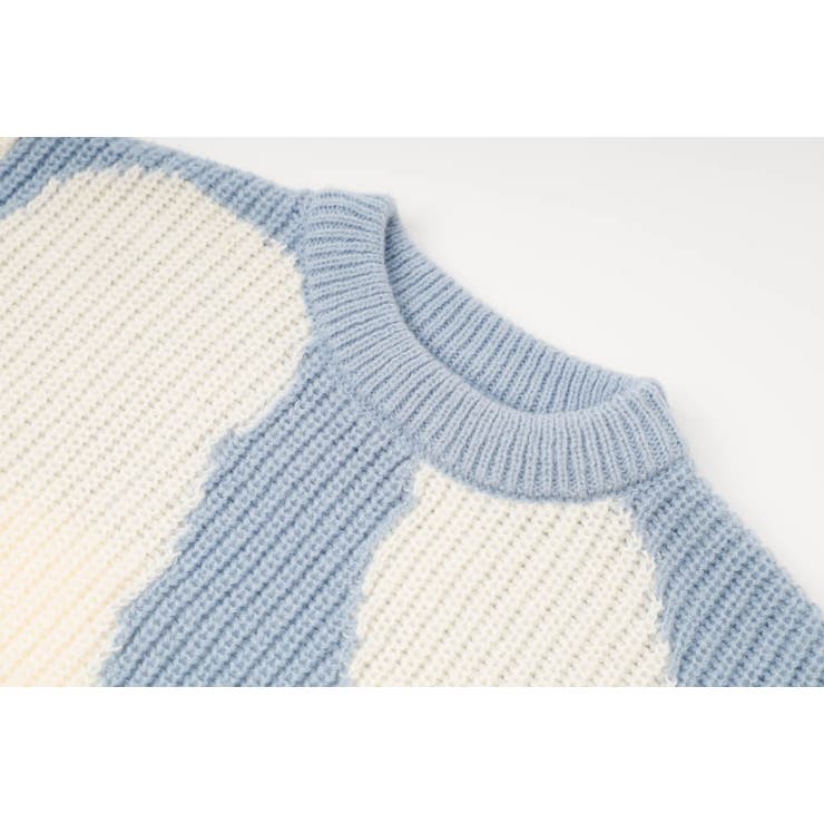 【軽量なのに暖かい"かるポカ"素材】ニュアンスカラーデザインニット | URBAN CHERRY | 詳細画像23 