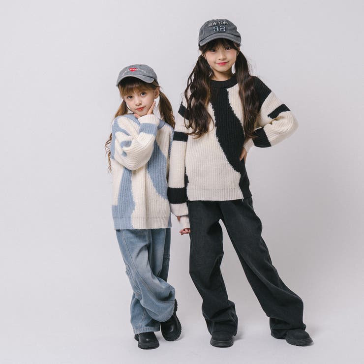 【軽量なのに暖かい"かるポカ"素材】ニュアンスカラーデザインニット | URBAN CHERRY | 詳細画像37 