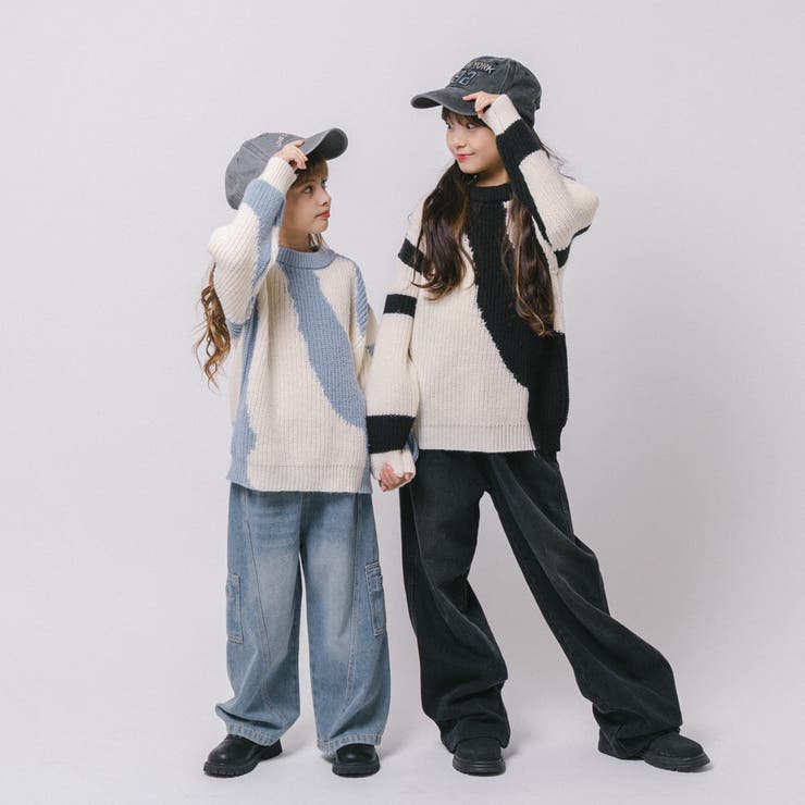 【軽量なのに暖かい"かるポカ"素材】ニュアンスカラーデザインニット | URBAN CHERRY | 詳細画像38 