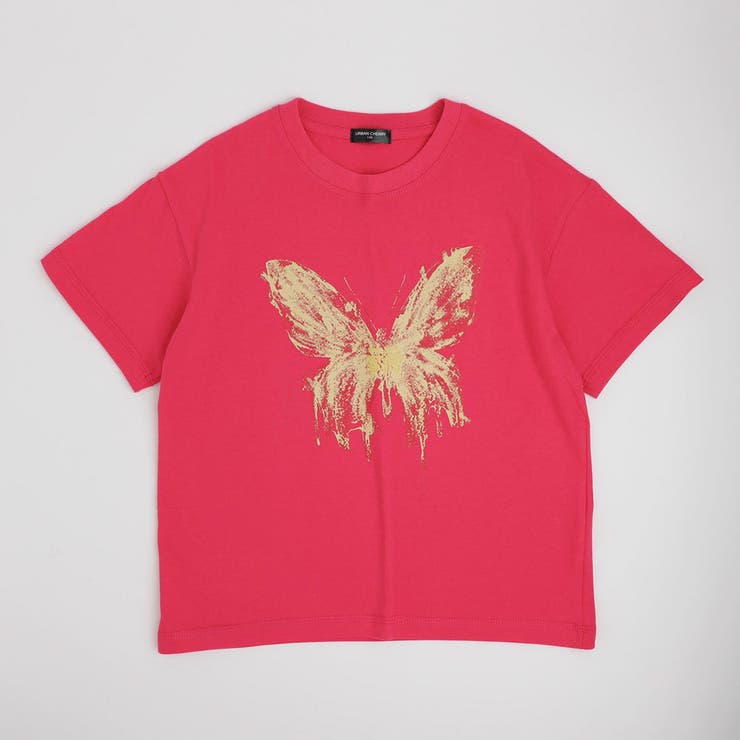 バタフライロゴプリントオーバーサイズTシャツ | URBAN CHERRY | 詳細画像2 
