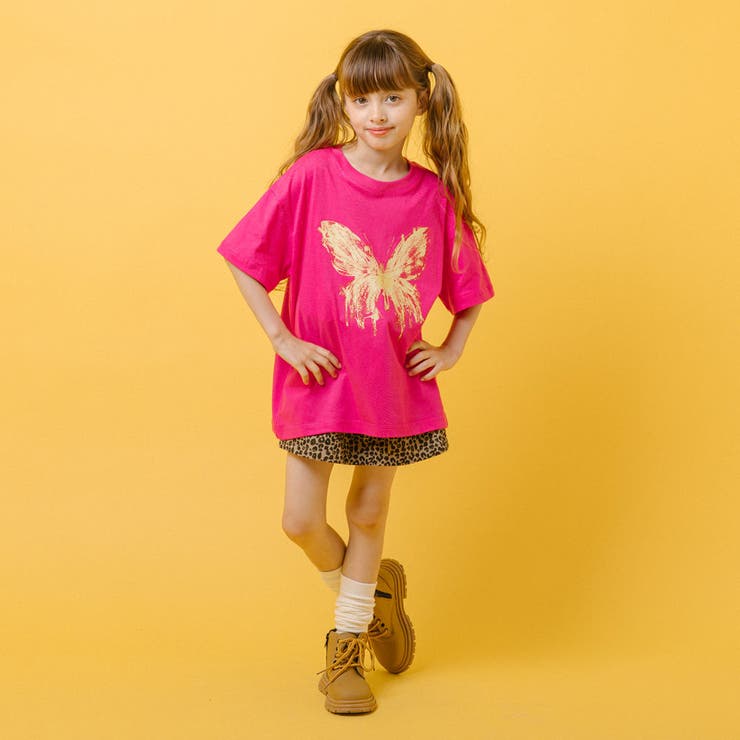 バタフライロゴプリントオーバーサイズTシャツ | URBAN CHERRY | 詳細画像3 