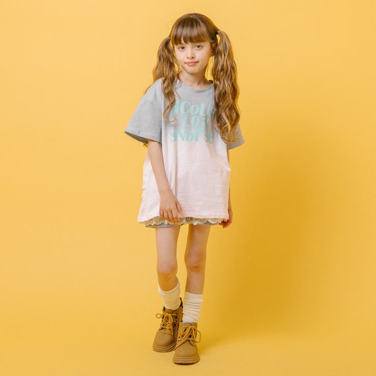 ロゴプリントグラデーションオーバーサイズTシャツ | URBAN CHERRY | 詳細画像11 