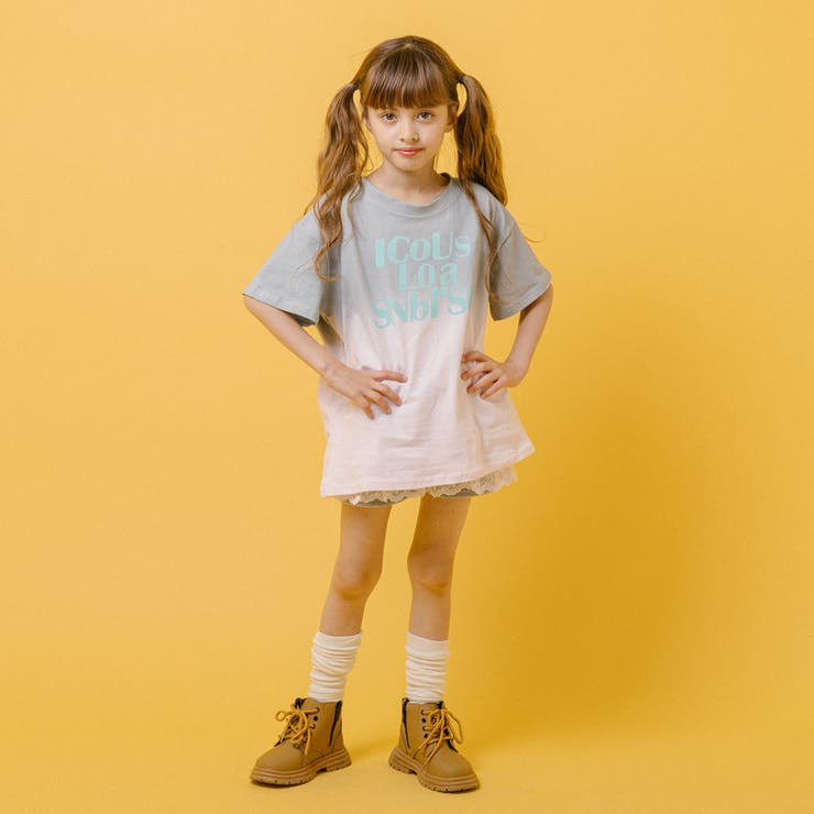 ロゴプリントグラデーションオーバーサイズTシャツ | URBAN CHERRY | 詳細画像12 