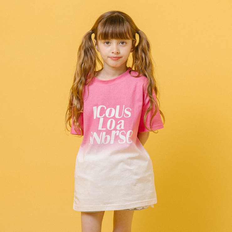 ロゴプリントグラデーションオーバーサイズTシャツ | URBAN CHERRY | 詳細画像13 