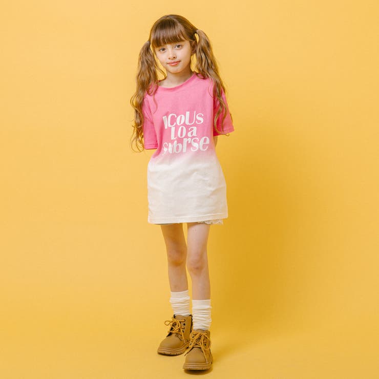 ロゴプリントグラデーションオーバーサイズTシャツ | URBAN CHERRY | 詳細画像16 