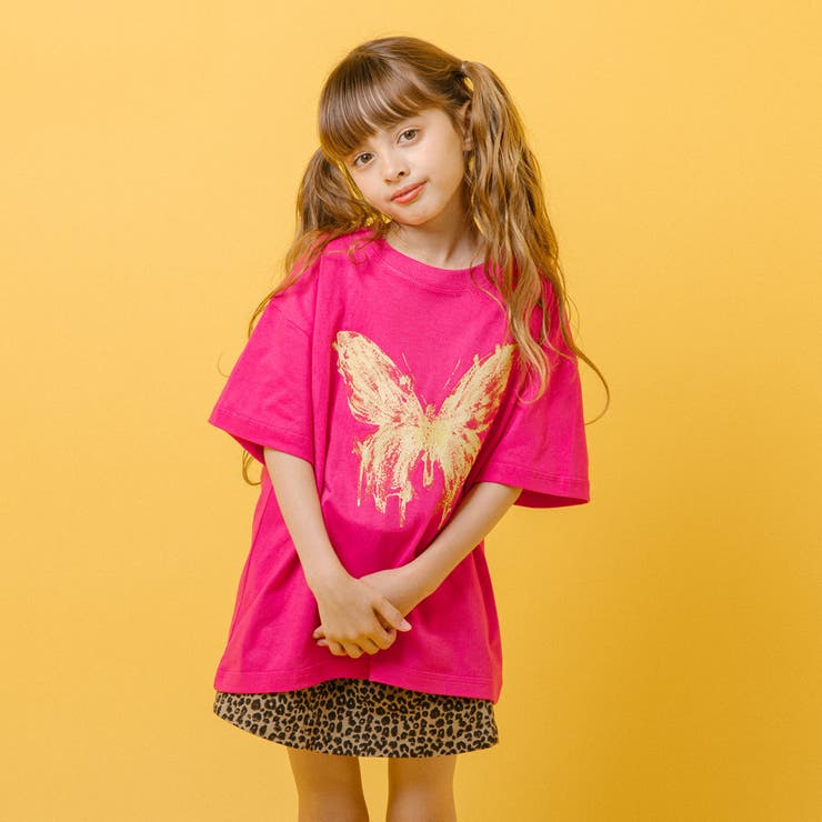 バタフライロゴプリントオーバーサイズTシャツ | URBAN CHERRY | 詳細画像1 