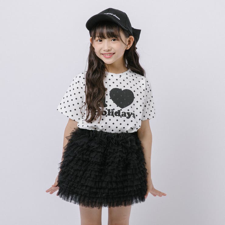 フロントロゴプリントドットTシャツ | URBAN CHERRY | 詳細画像1 