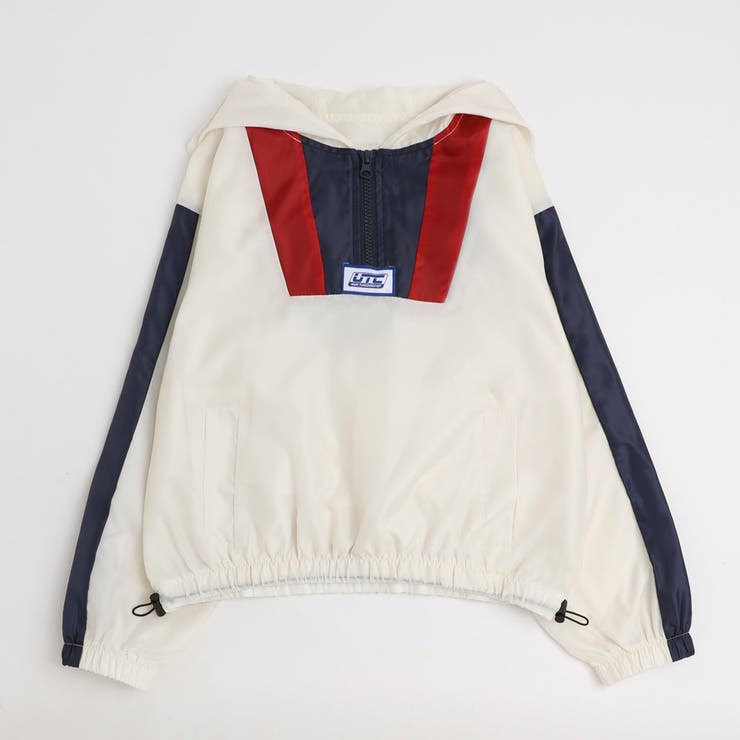 アイボリー | 【U.TRACK/ユードットトラック】バックロゴアノラックジャケット | URBAN CHERRY