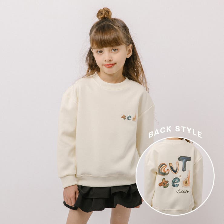 オーバーサイズペイントライクプリントデザイントレーナー | URBAN CHERRY | 詳細画像1 