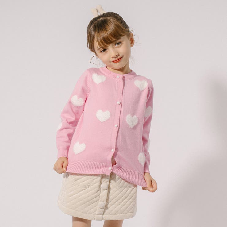 Bee des カーディガン 子供服 キッズ 女の子 トップス ニット