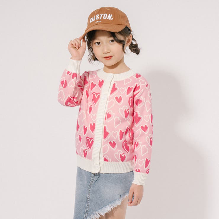 ハートクルーネックニットカーディガン | URBAN CHERRY | 詳細画像1 