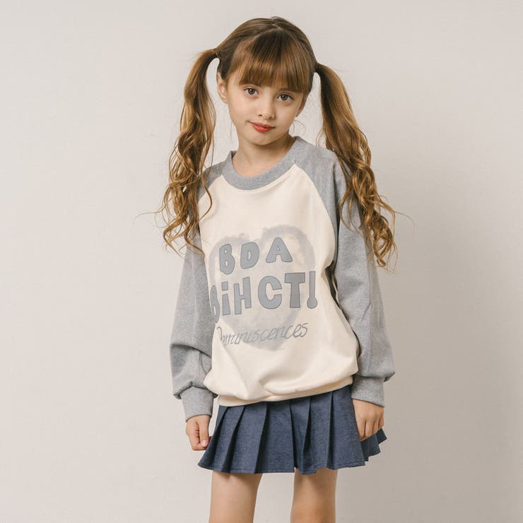 ハートプリントデザインラグラントレーナー | URBAN CHERRY | 詳細画像1 