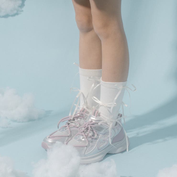 サテンリボンデザインソックス | URBAN CHERRY | 詳細画像1 