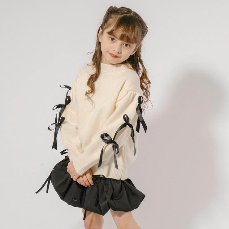 ショルダーリボンニット[品番：VINK0003172]｜URBAN CHERRY（アーバン