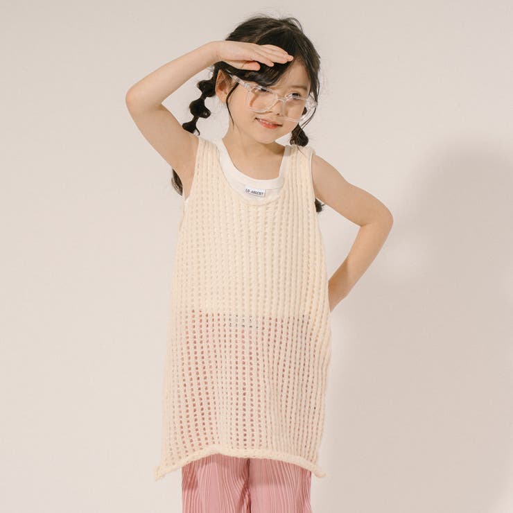 メッシュノースリーブトップス[品番：VINK0002619]｜URBAN CHERRY