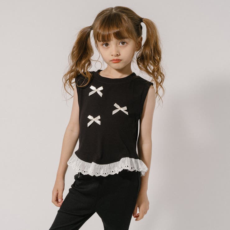 ノースリーブフレアリボントップス | URBAN CHERRY | 詳細画像1