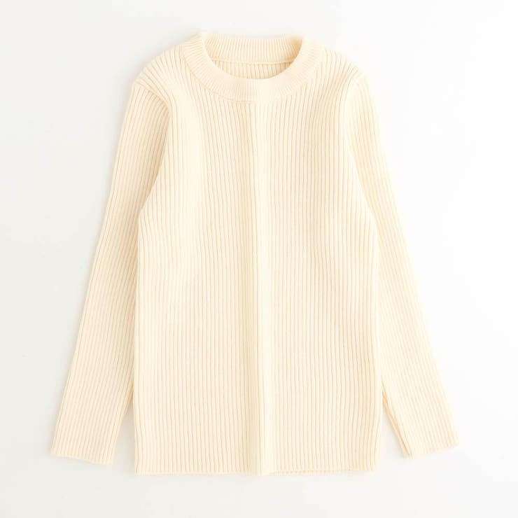 アイボリー | リブニットトップス | URBAN CHERRY