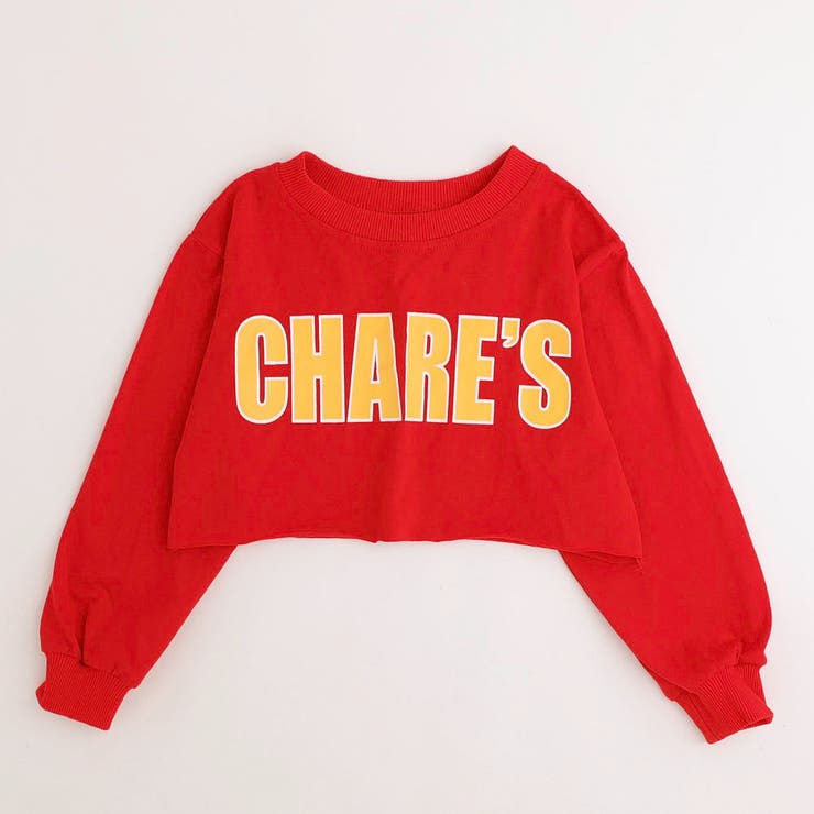 レッド | ポップロゴクロップドカットソー | URBAN CHERRY