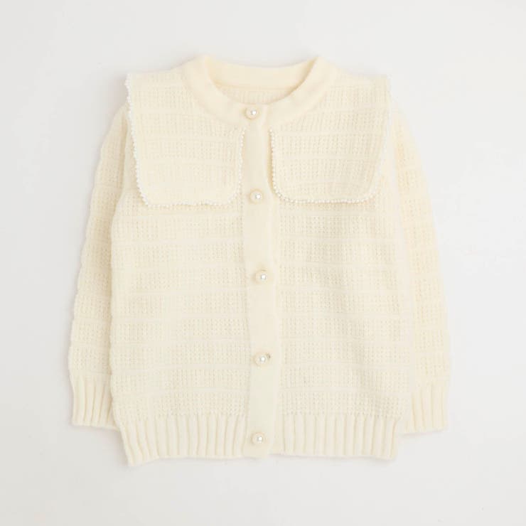 アイボリー | スクエアニットカーディガン | URBAN CHERRY