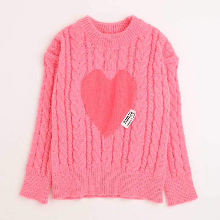 ピンク | ハートデザインニット | URBAN CHERRY