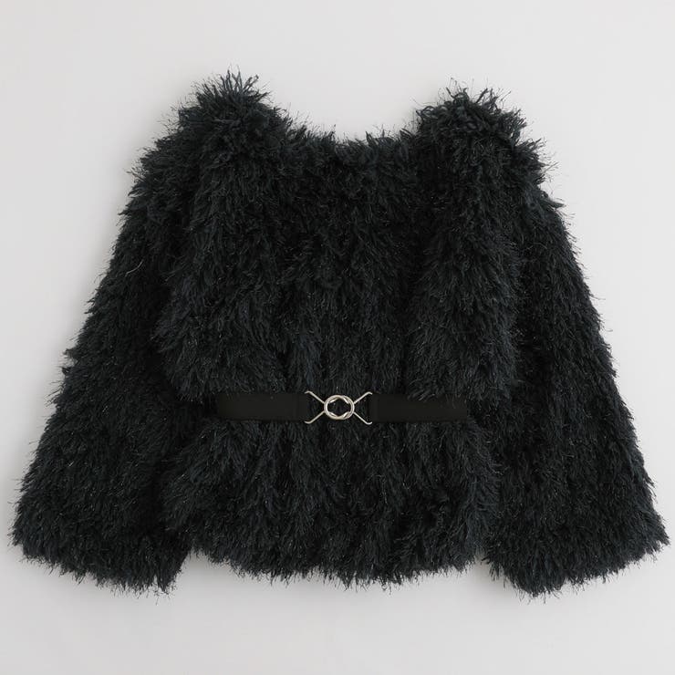 ベルト付き】プードルファージャケット[品番：VINK0002223]｜URBAN