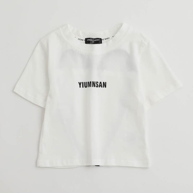 クロップドバックオープンハートデザインTシャツ[品番