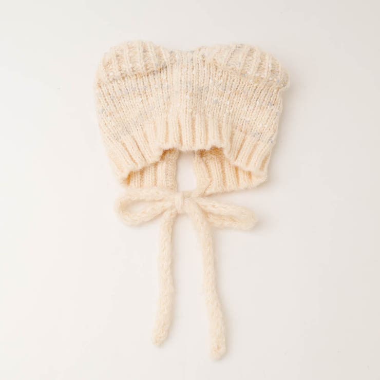 アイボリー | くま耳ニット帽 | URBAN CHERRY