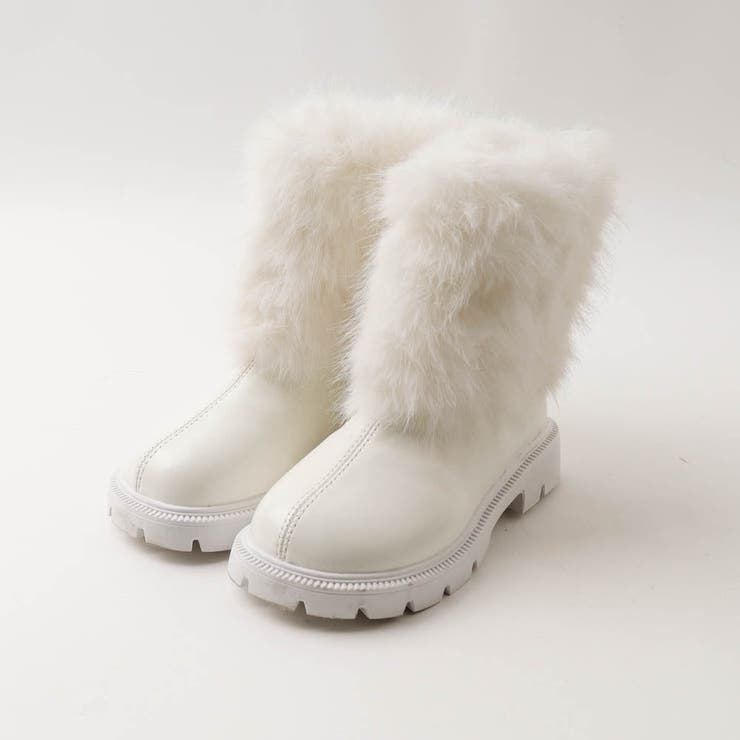 ホワイト | ファーブーツ | URBAN CHERRY