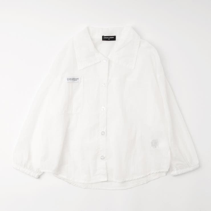 ホワイト | オーバーサイズシアーシャツ | URBAN CHERRY