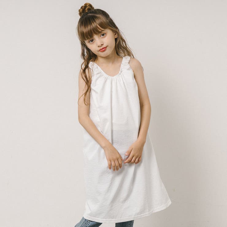 ギャザーノースリーブロングワンピース | URBAN CHERRY | 詳細画像1 