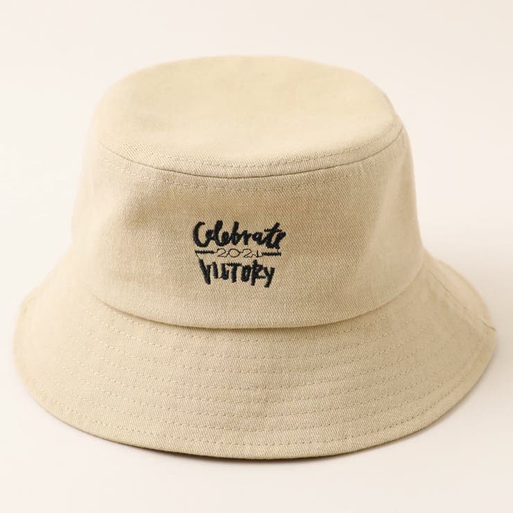 ベージュ | センターロゴデザインシンプルケットハット | URBAN CHERRY