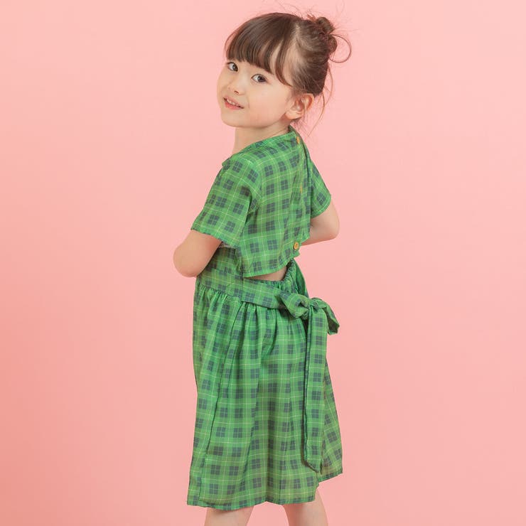 バックオープンハウンドチェックワンピース – Randy バックオープン