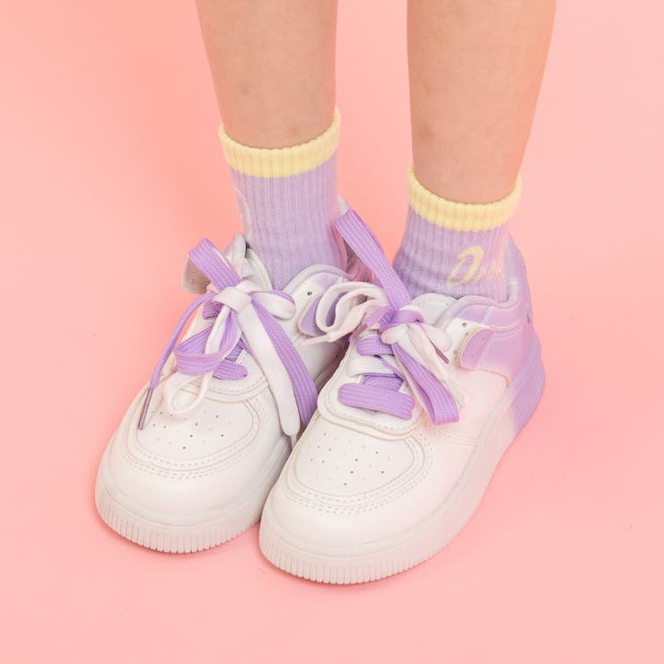 グラデーションデザインプラットフォームスニーカー | URBAN CHERRY | 詳細画像1