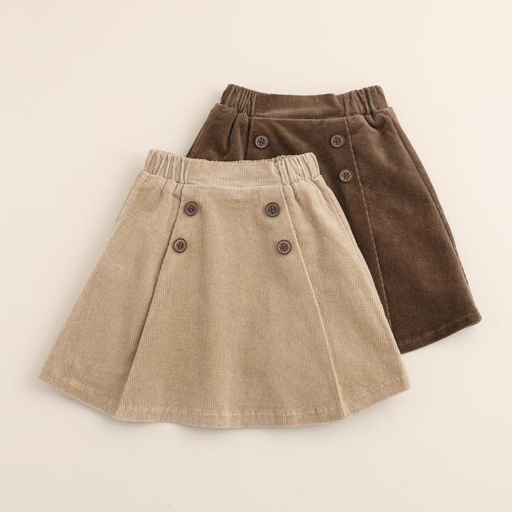ダブルボタンコーデュロイスカート[品番：VINK0000547]｜URBAN CHERRY