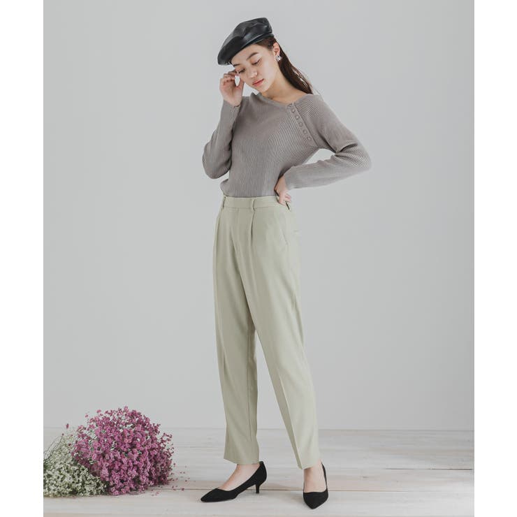 MUSINSA STANDARD LADY'S_ルーズテーパードスラックス_2色 スラックス MUSINSA STANDARD(ムシンサスタンダード) レディース