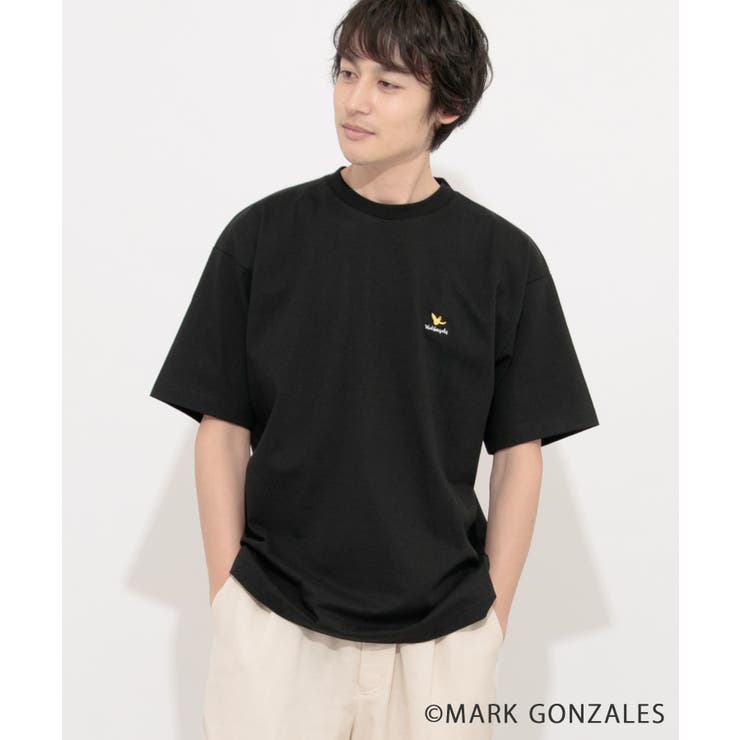 Mark Gonzales 別注マークゴンザレスTシャツ(5分袖)A