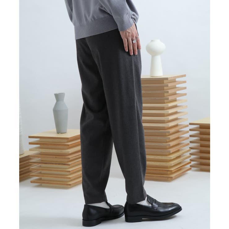 CARREMANテーパードスラックス[品番：UBRW0002163]｜SENSE OF  PLACE（センスオブプレイス）のメンズファッション通販｜SHOPLIST（ショップリスト）