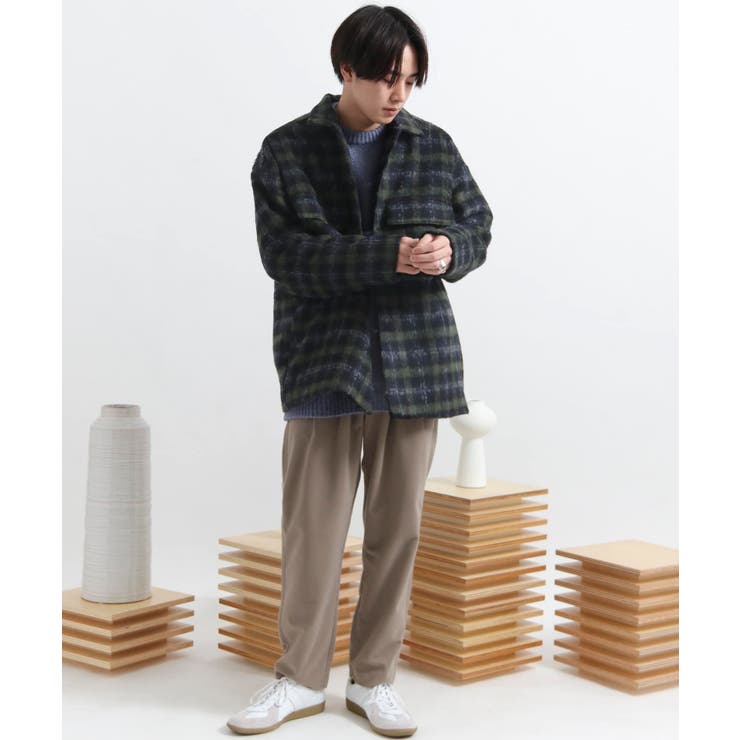 シャギーチェックCPOジャケット[品番：UBRW0002546]｜SENSE OF