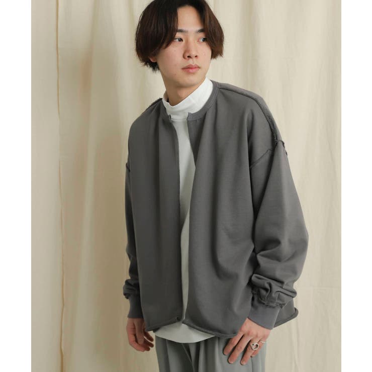 【WEB/一部店舗限定】カットオフスウェットカーディガン[品番：UBRW0003170]｜SENSE OF  PLACE（センスオブプレイス）のメンズファッション通販｜SHOPLIST（ショップリスト）