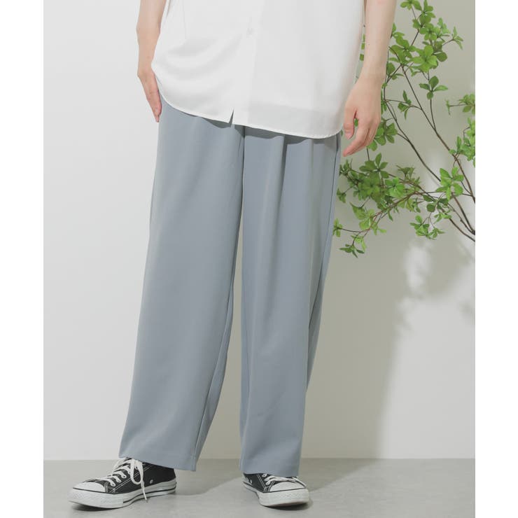 W tuck wide slacks ダブルタックワイドスラックス（スラックス