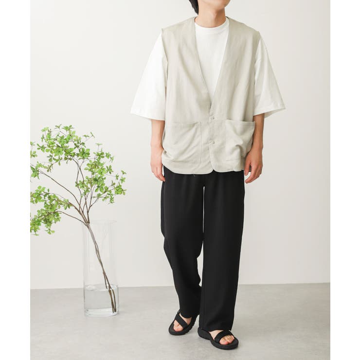 SサイズWEB/一部店舗限定』ダブルタックワイドスラックス[品番：UBRW0002915]｜SENSE OF  PLACE（センスオブプレイス）のメンズファッション通販｜SHOPLIST（ショップリスト）