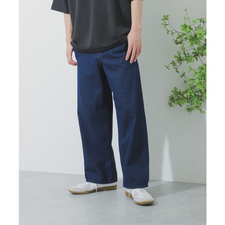 BEAMS HEART ジーンズ デニム デニムパンツ センタープレス