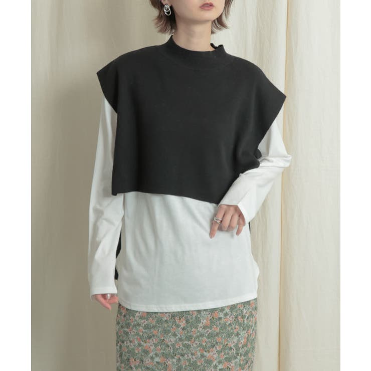 WEB/一部店舗限定』ニットベストカットロンTシャツアンサンブル[品番：UBRW0003021]｜SENSE OF PLACE  （センスオブプレイス）のレディースファッション通販｜SHOPLIST（ショップリスト）