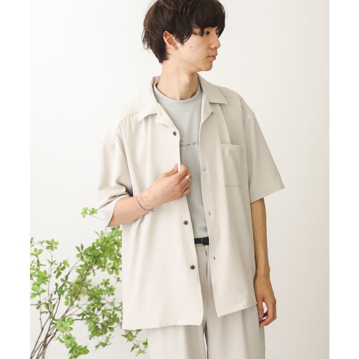 antiqua 最大1500円OFF♪17日20時-23日10時迄 花柄開襟シャツ