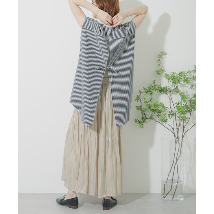 Web 一部店舗限定 ストライプフレンチスリーブシャツ 品番 Ubrw Sense Of Place センスオブプレイス のレディースファッション通販 Shoplist ショップリスト