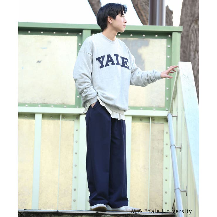 別注』YALE×SENSEOFPLACE カレッジロゴスウェット[品番：UBRW0008774