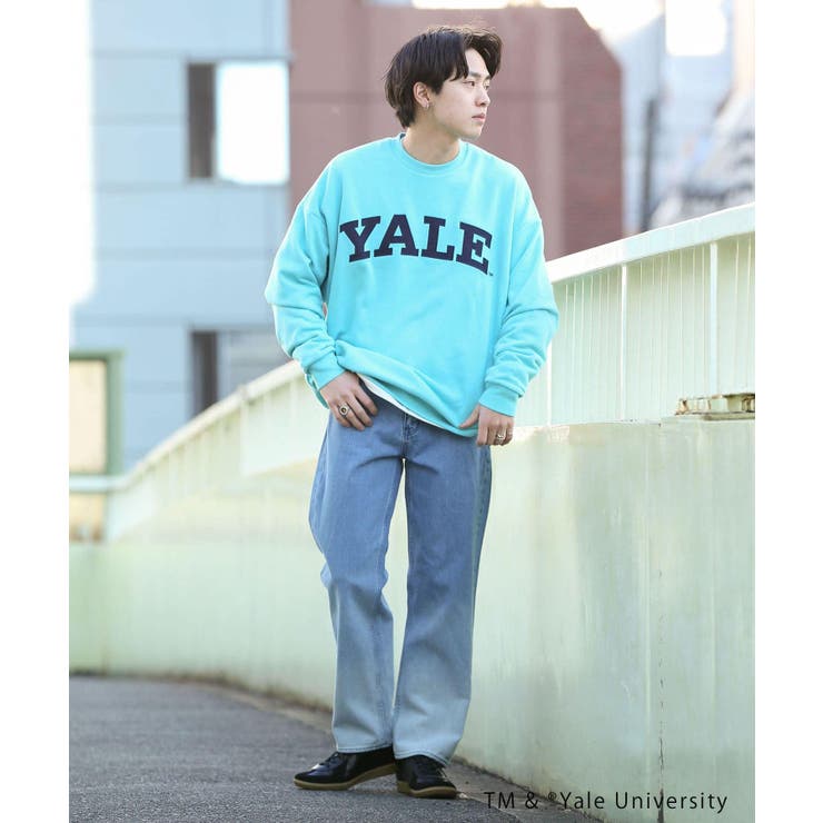 別注』YALE×SENSEOFPLACE カレッジロゴスウェット[品番：UBRW0008774