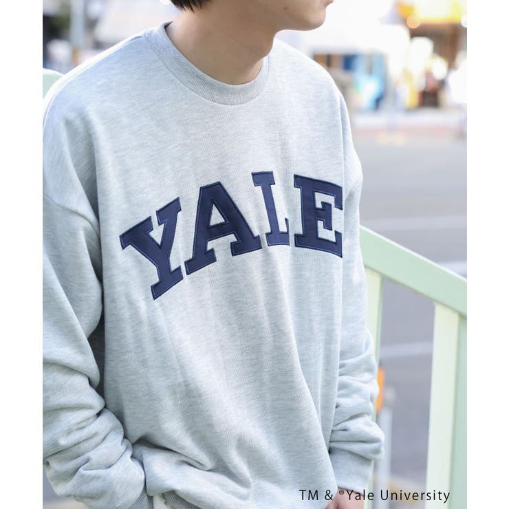 別注』YALE×SENSEOFPLACE カレッジロゴスウェット[品番：UBRW0008774