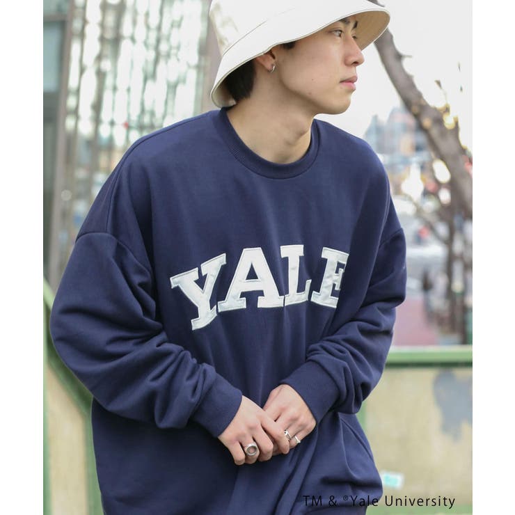 別注』YALE×SENSEOFPLACE カレッジロゴスウェット[品番：UBRW0008774